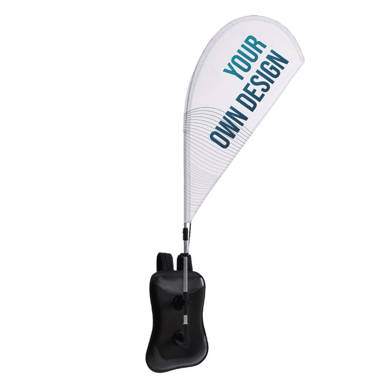 combrindes pack mochila + fly banner-beach flag gota