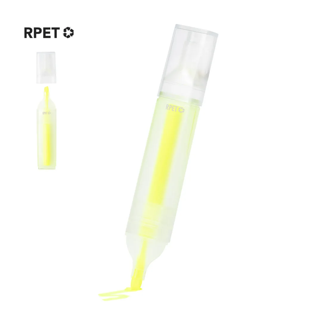 Marcador fluorescente da linha nature