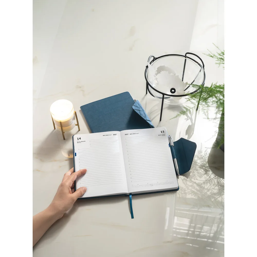 agendas diárias a5 2027 personalizadas combrindes