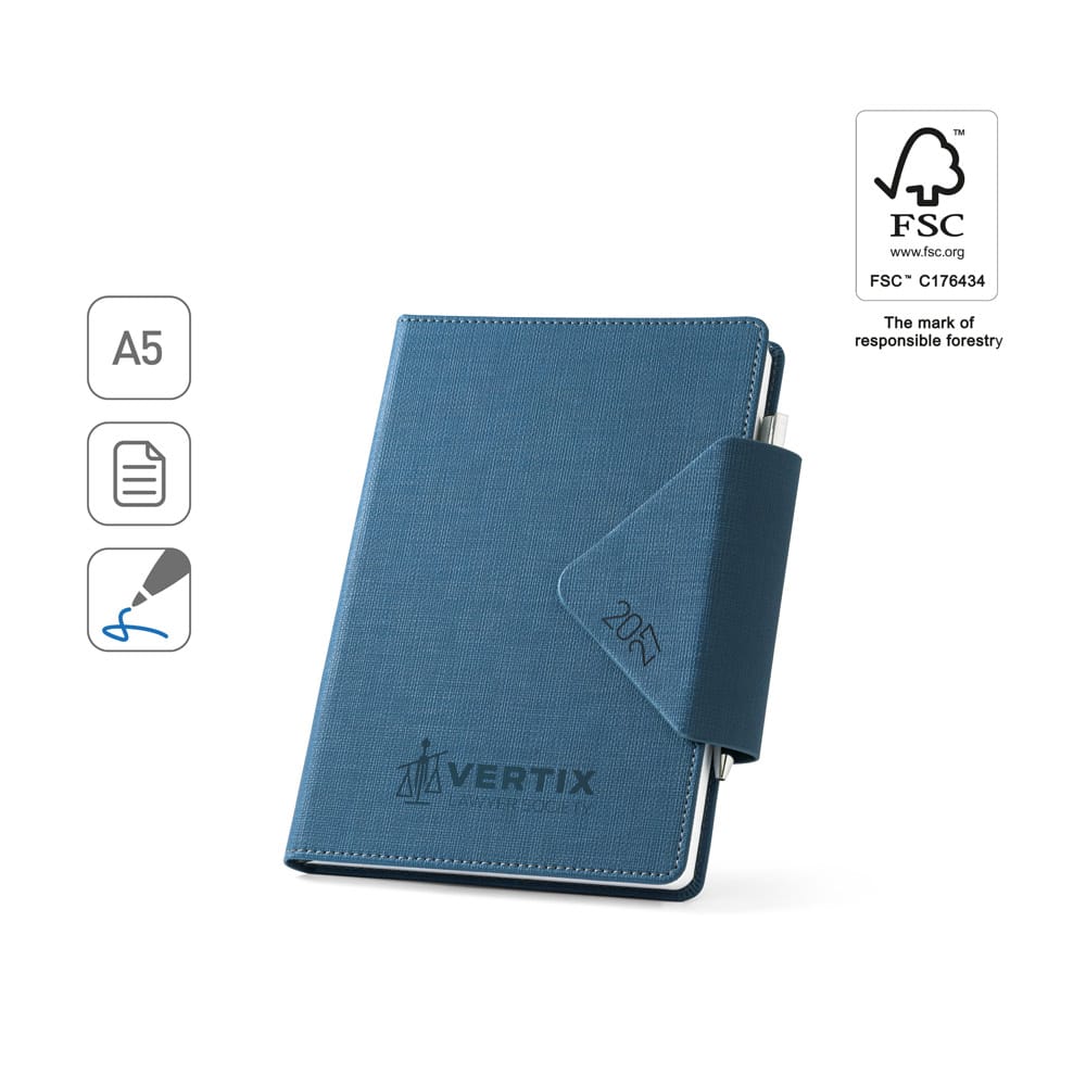 agendas diárias a5 2027 personalizadas combrindes