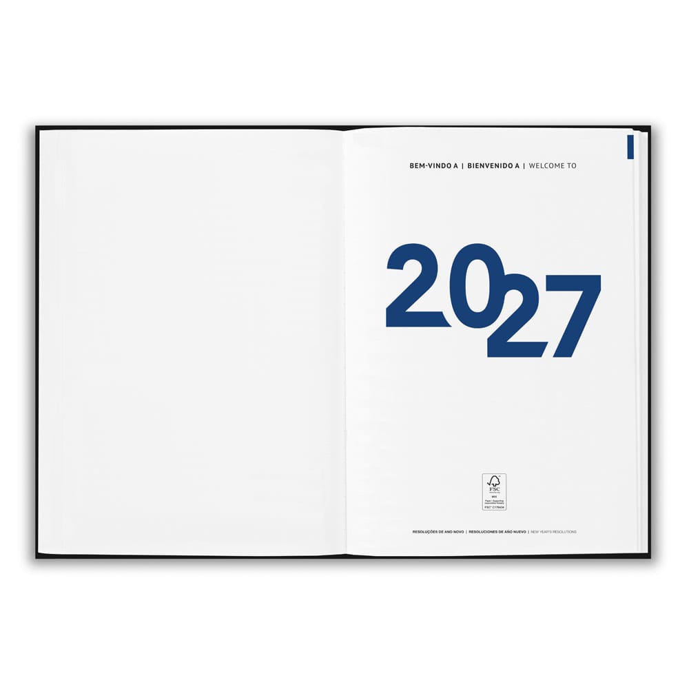 agendas diárias a5 2027 personalizadas combrindes
