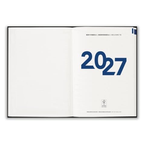 agendas diárias a5 2027 personalizadas combrindes
