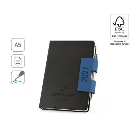 agendas diárias a5 2027 personalizadas combrindes