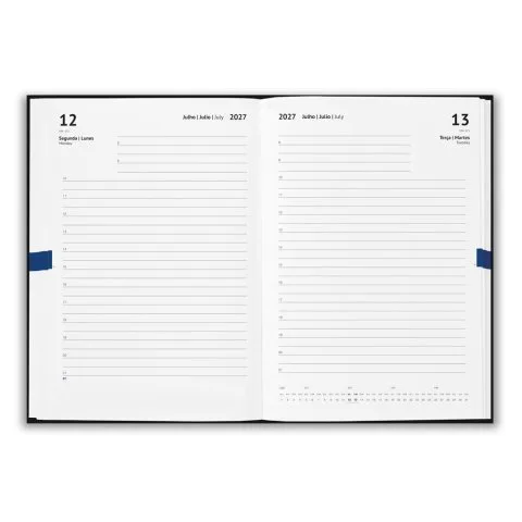 agendas diárias a5 2027 personalizadas combrindes