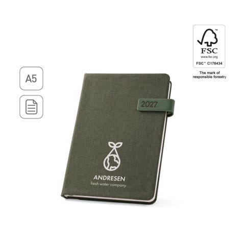 agendas diárias a5 2027 personalizadas combrindes