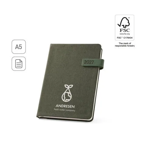agendas diárias a5 2027 personalizadas combrindes