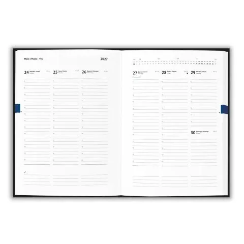 agendas semanais b5 2027 personalizadas combrindes