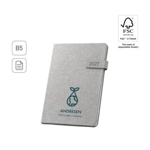 agendas semanais b5 2027 personalizadas combrindes