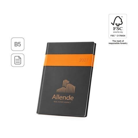 agendas diárias a5 2027 personalizadas combrindes