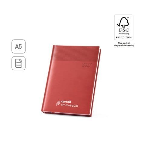 agendas diárias a5 2027 personalizadas combrindes