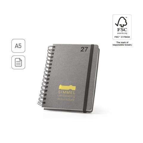 agendas diárias a5 2027 personalizadas combrindes