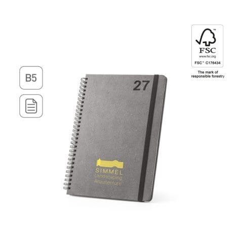 agendas diárias a5 2027 personalizadas combrindes